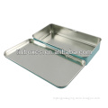 factory matt large rectangular hinged lid tin box
factory matt large rectangular hinged lid tin box